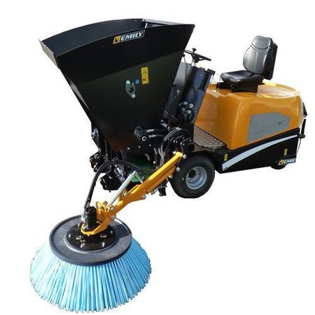 Emily AM317 staldmaskine med kost - Brørup Traktor- & Maskincenter